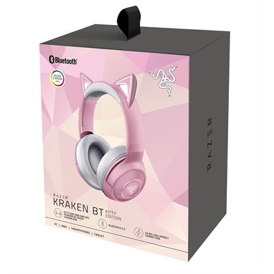 Razer Kraken Kitty V2 rózsaszín vezeték nélküli gamer fejhallgató (Újracsomagolt) Razer Kraken Kitty V2 rózsaszín vezeték nélküli gamer fejhallgató (Újracsomagolt)