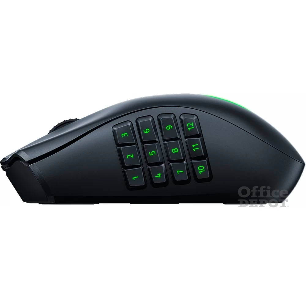 Razer Naga V2 Pro optikai USB  Bluetooth fekete vezeték nélküli gamer egér
