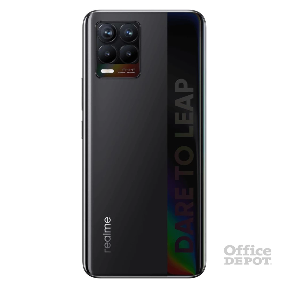 Realme 8 6/128GB DualSIM kártyafüggetlen okostelefon - fekete (Android)