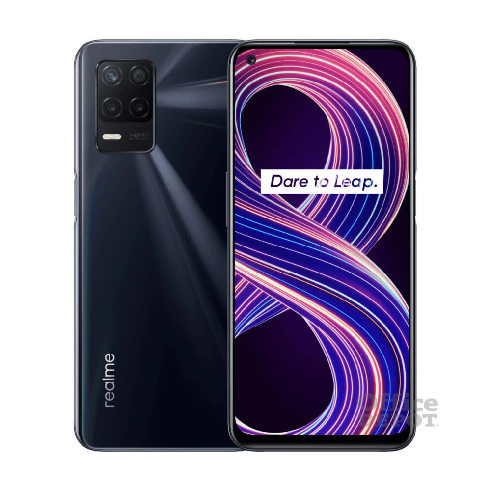 Realme 8 5G 4/64GB DualSIM kártyafüggetlen okostelefon - fekete (Android)