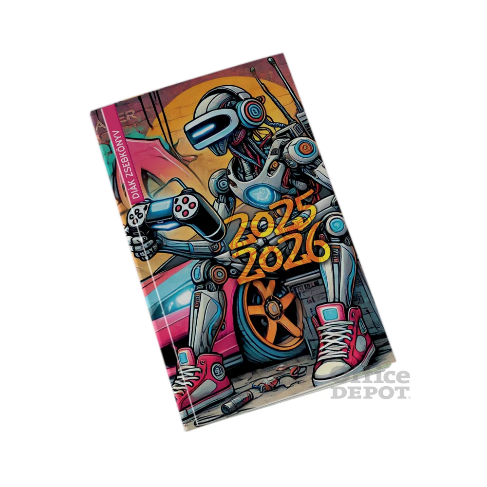 Realsystem 2025/2026 graffiti diák zsebkönyv