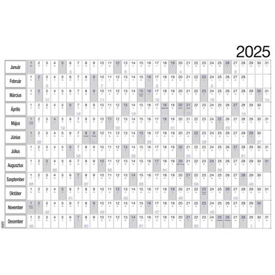 Realsystem 2025 6051-00 álló/fekvő plakátnaptár Realsystem 2025 6051-00 álló/fekvő plakátnaptár