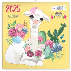 Realsystem 2025 Happy Llamas 6097-HL falinaptár Realsystem 2025 Happy Llamas 6097-HL falinaptár
