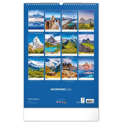 Realsystem 2025 Mountains 6094-MO falinaptár Realsystem 2025 Mountains 6094-MO falinaptár