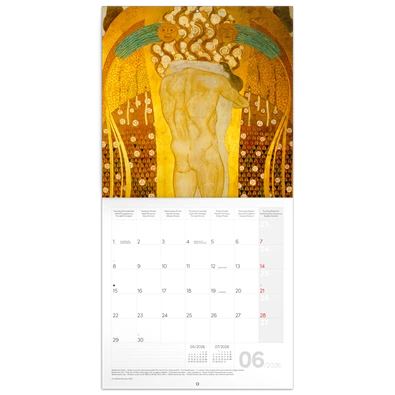 Realsystem 2026 Gustav Klimt 6097-GK falinaptár