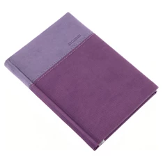 Realsystem 2026 LUX 5411-44 B6 heti beosztású lila zsebnaptár