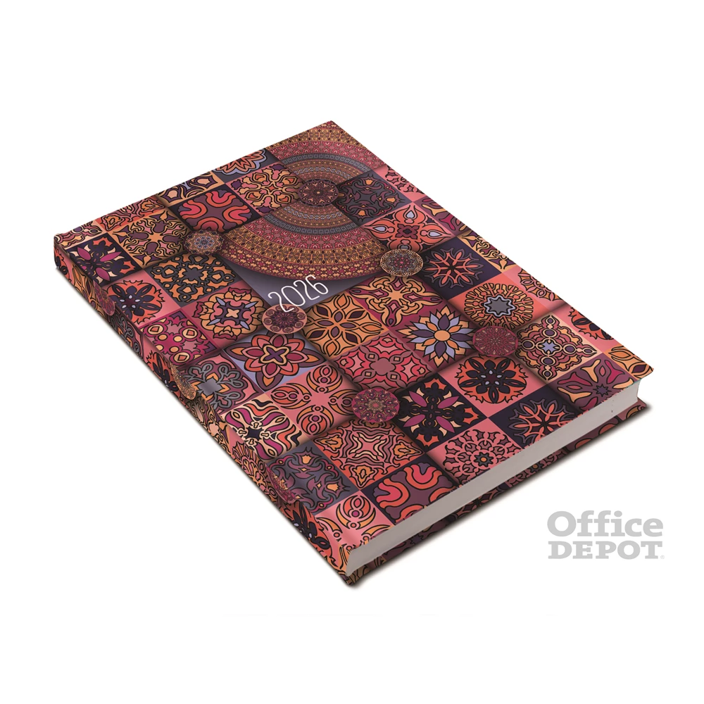 Realsystem 2026 Picture 5321-67 mozaik A5 napi beosztású határidőnapló