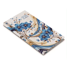 Realsystem 2026 Picture 5811-69 kékvirág álló zsebnaptár