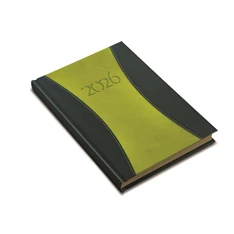 Realsystem 2026 PrémiumA 9412-78 B6 zöld zsebnaptár