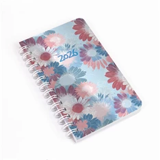 Realsystem 2026 SP3 8811-53 virágok heti beosztású spirálos mini naptár