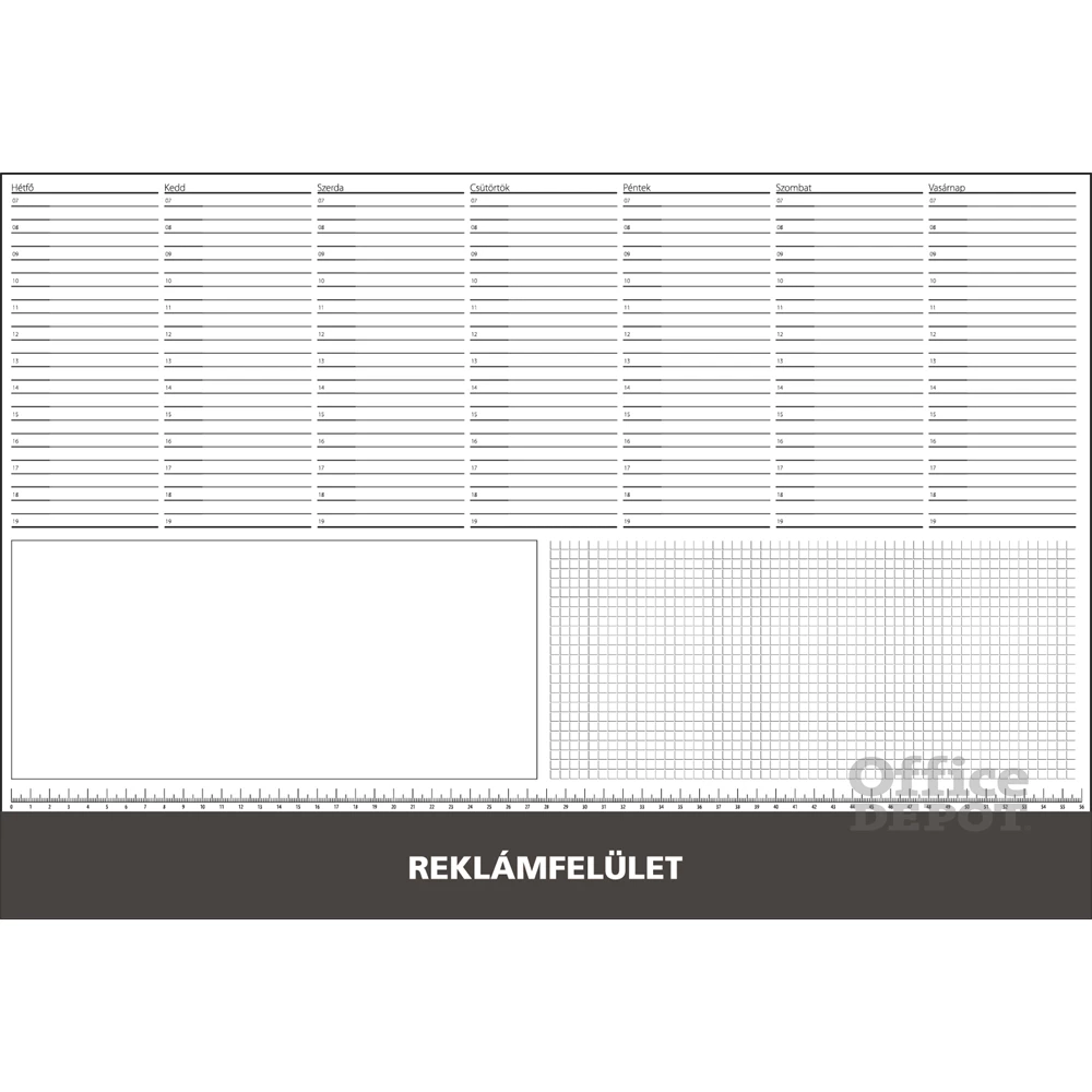 Realsystem 7141-01 fekete asztali könyöklő