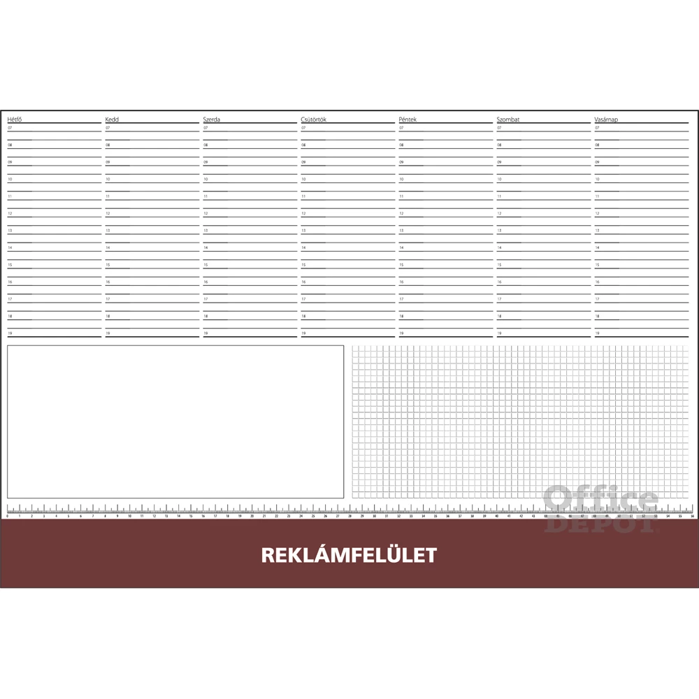Realsystem 7141-09 bordó asztali könyöklő
