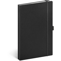 Realsystem Vivella 13 × 21 cm Black pontozott notesz Realsystem Vivella 13 × 21 cm Black pontozott notesz