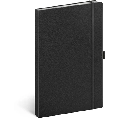 Realsystem Vivella 13 × 21 cm Black pontozott notesz Realsystem Vivella 13 × 21 cm Black pontozott notesz