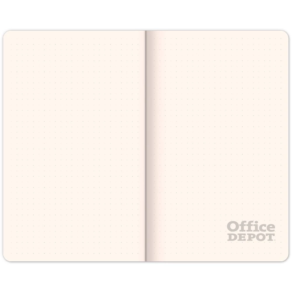 Realsystem Vivella 13 × 21 cm pink pontozott notesz