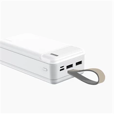 Recci RPB-N38 TypeC 2USB 30.000mAh fehér power bank Recci RPB-N38 TypeC 2USB 30.000mAh fehér power bank