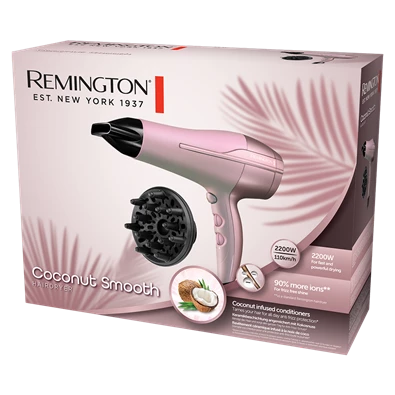 Remington D5901 Coconut Smooth hajszárító Remington D5901 Coconut Smooth hajszárító