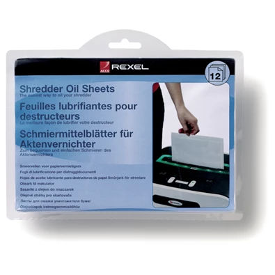 Rexel A5 iratmegsemmisítőhöz 12db-os olajozó lap Rexel A5 iratmegsemmisítőhöz 12db-os olajozó lap
