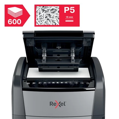 Rexel Optimum AutoFeed+ 600M mikrokonfetti automata iratmegsemmisítő Rexel Optimum AutoFeed+ 600M mikrokonfetti automata iratmegsemmisítő