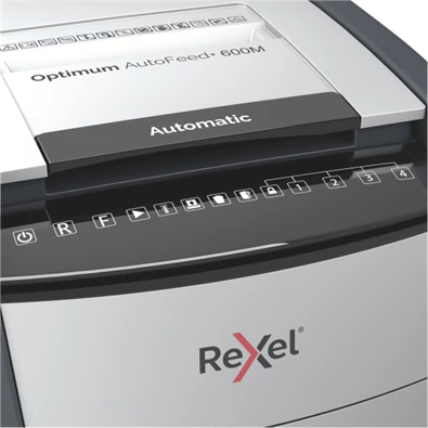 Rexel Optimum AutoFeed+ 600M mikrokonfetti automata iratmegsemmisítő Rexel Optimum AutoFeed+ 600M mikrokonfetti automata iratmegsemmisítő