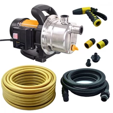 Riwall REJP 1000 INOX SET 1000W kerti szivattyú szett Riwall REJP 1000 INOX SET 1000W kerti szivattyú szett