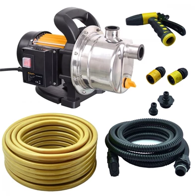 Riwall REJP 1000 INOX SET 1000W kerti szivattyú szett Riwall REJP 1000 INOX SET 1000W kerti szivattyú szett