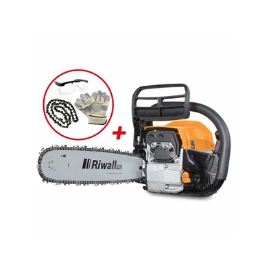 Riwall RPCS 5140 SET 49 cm3 motorral és ajándék tartozékokkal benzinmotoros láncfűrész Riwall RPCS 5140 SET 49 cm3 motorral és ajándék tartozékokkal benzinmotoros láncfűrész