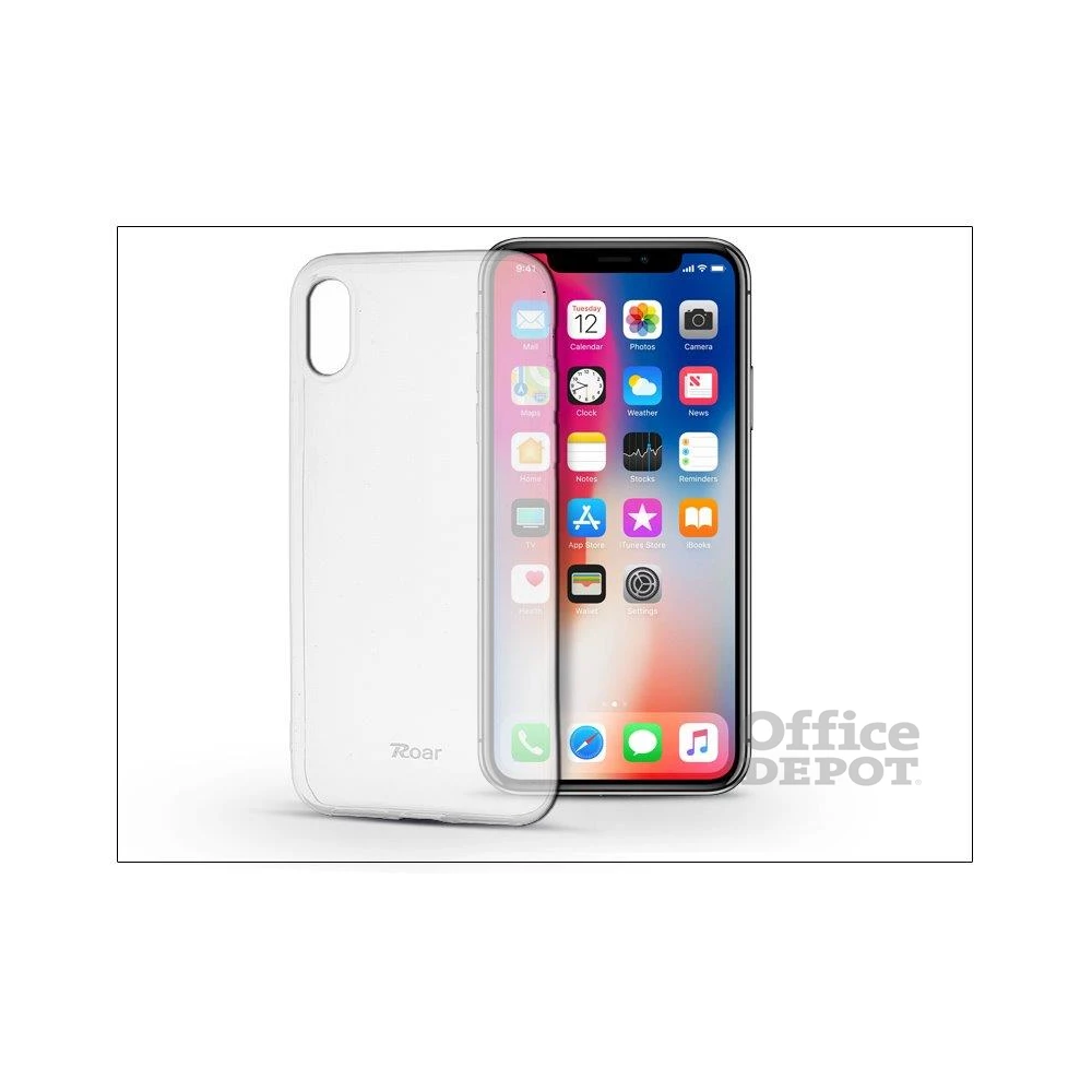 Roar KC0138 Roar All Day iPhone X/XS átlátszó szilikon tok