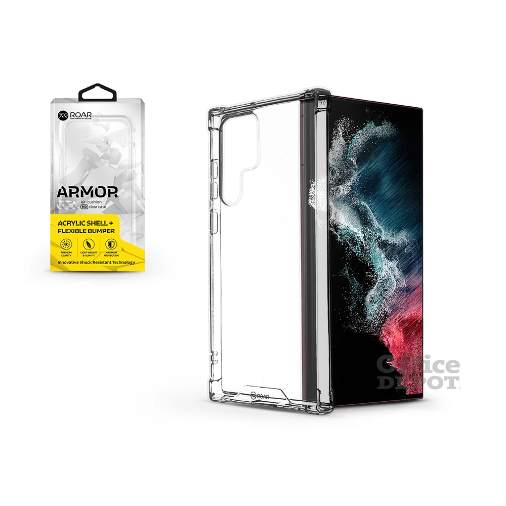 Roar KC0754 Samsung S908B Galaxy S22 Ultra 5G Roar Armor Gel átlátszó ütésálló védőtok