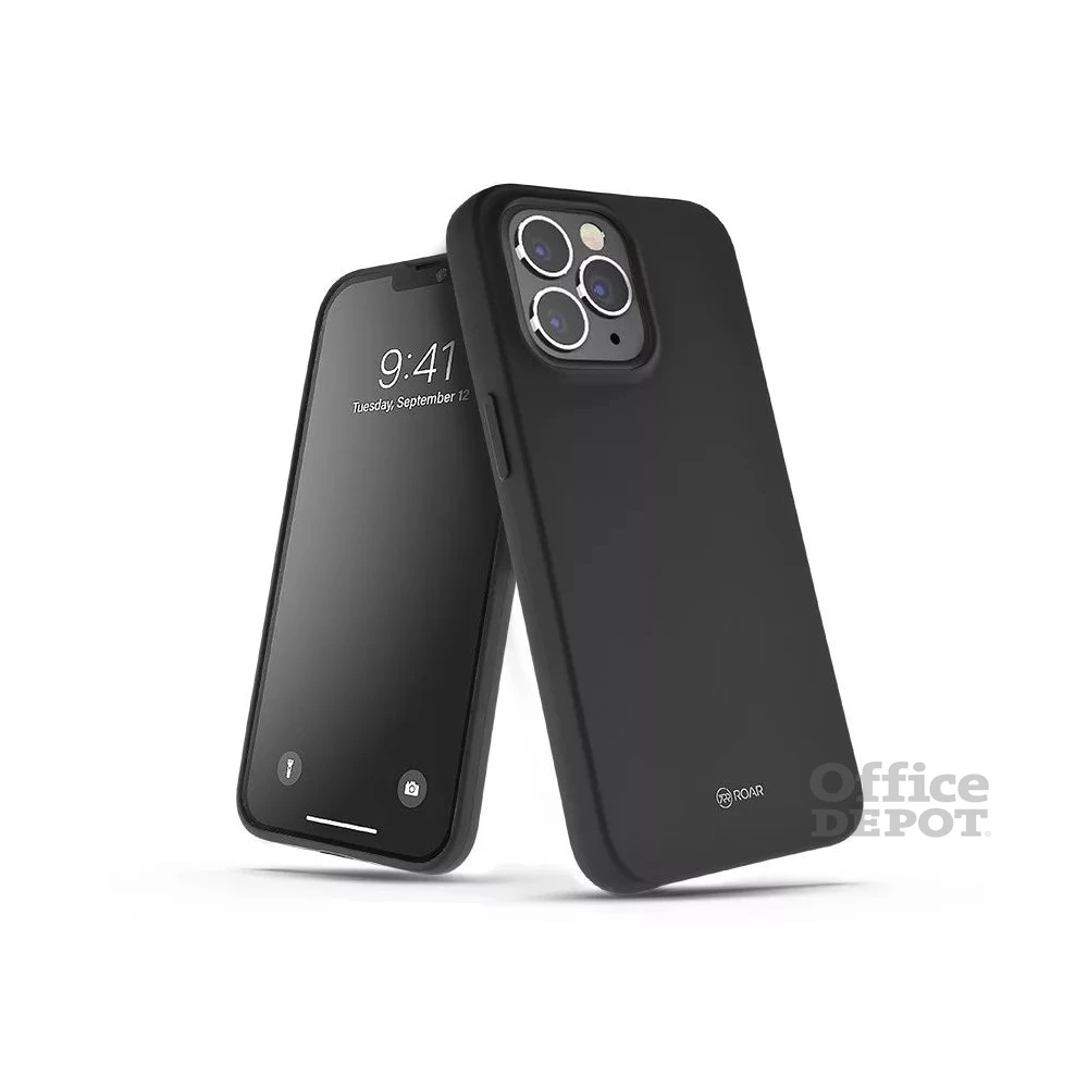 Roar KC0817 Roar All Day iPhone 14 Pro fekete szilikon hátlap