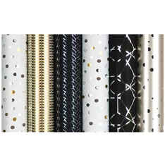 Rotolux SOPHIA 0,7x1,5m metalizált csomagolópapír