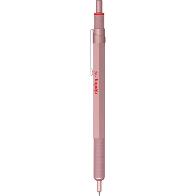 Rotring 600 1,0 mm nyomógombos rózsaarany golyóstoll Rotring 600 1,0 mm nyomógombos rózsaarany golyóstoll