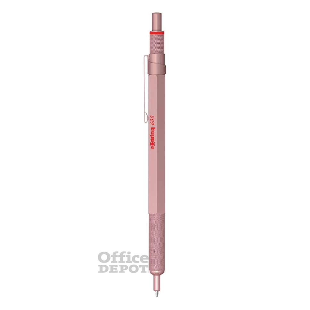 Rotring 600 1,0 mm nyomógombos rózsaarany golyóstoll