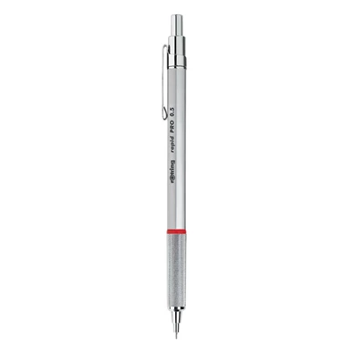 Rotring Rapid Pro 0,5mm ezüst nyomósirón Rotring Rapid Pro 0,5mm ezüst nyomósirón