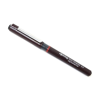 Rotring Tikky Graphic 0,2mm borvörös tűfilc Rotring Tikky Graphic 0,2mm borvörös tűfilc
