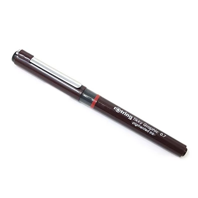 Rotring Tikky Graphic 0,7mm bordó tűfilc Rotring Tikky Graphic 0,7mm bordó tűfilc