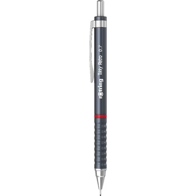 Rotring Tikky Retro 0,7 mm, szürke nyomósirón Rotring Tikky Retro 0,7 mm, szürke nyomósirón