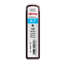Rotring 0,7mm B 12db-os nyomósirón betét Rotring 0,7mm B 12db-os nyomósirón betét