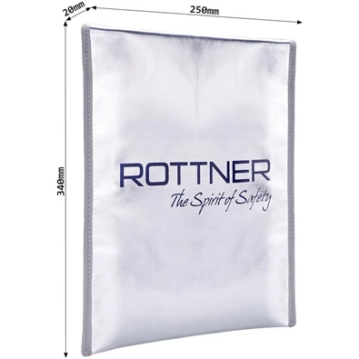 Rottner Fire Proof Bag Din A4 tűzálló táska Rottner Fire Proof Bag Din A4 tűzálló táska