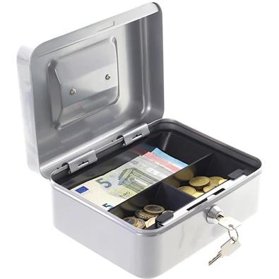 Rottner HomeStar Cash2 ezüst pénzkazetta Rottner HomeStar Cash2 ezüst pénzkazetta