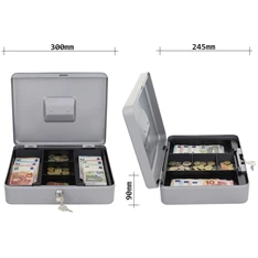 Rottner HomeStar Cash4 ezüst pénzkazetta Rottner HomeStar Cash4 ezüst pénzkazetta