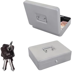 Rottner HomeStar Cash4 ezüst pénzkazetta Rottner HomeStar Cash4 ezüst pénzkazetta