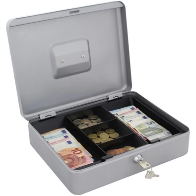 Rottner HomeStar Cash4 ezüst pénzkazetta Rottner HomeStar Cash4 ezüst pénzkazetta