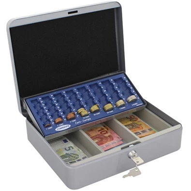 Rottner HomeStar Cash Euro ezüst pénzkazetta Rottner HomeStar Cash Euro ezüst pénzkazetta