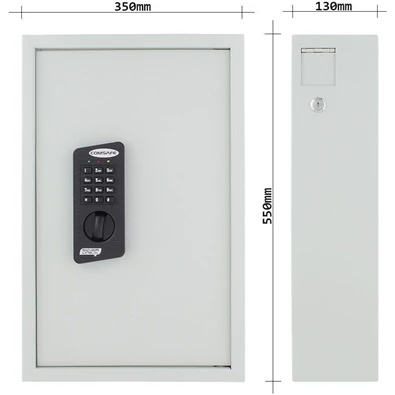 Rottner T100 szürke elektronikus kulcstároló szekrény Rottner T100 szürke elektronikus kulcstároló szekrény