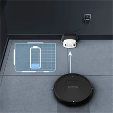 Rowenta RR8225WH X-plorer Serie 45 fekete robotporszívó Rowenta RR8225WH X-plorer Serie 45 fekete robotporszívó