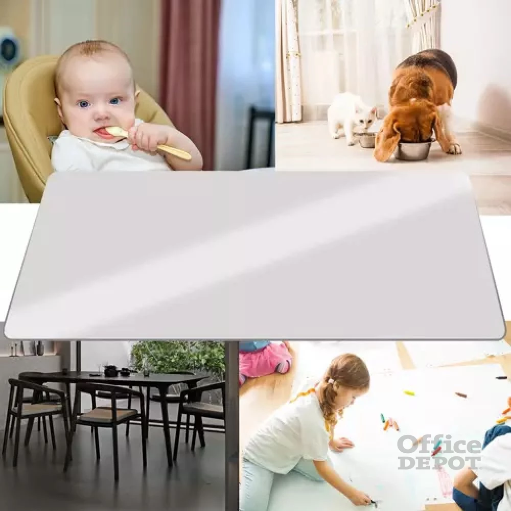 Ruhhy 90x130cm áttetsző padlóvédő székalátét