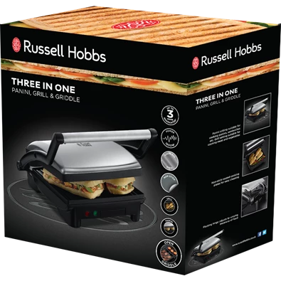 Russell Hobbs 17888-56/RH Cook@Home acél kontaktgrill