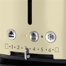 Russell Hobbs 21682-56/RH Retro bézs 2 szeletes kenyérpirító Russell Hobbs 21682-56/RH Retro bézs 2 szeletes kenyérpirító