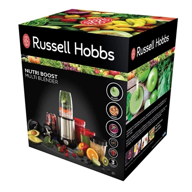 Russell Hobbs 23180-56 NutriBoost ezüst turmix és aprító Russell Hobbs 23180-56 NutriBoost ezüst turmix és aprító